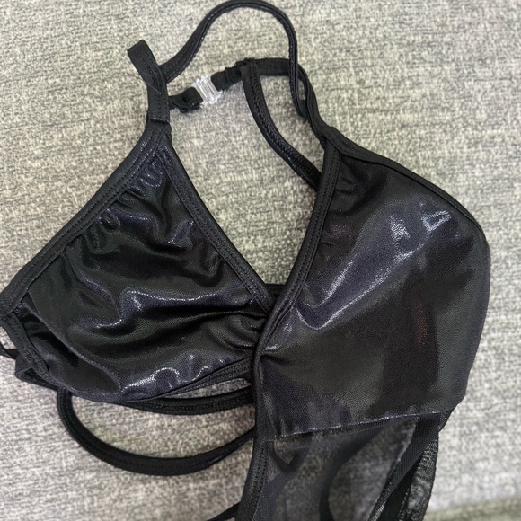 LA Designs - Jazz bodysuit - Child Medium- Black - Picture 3 of 6